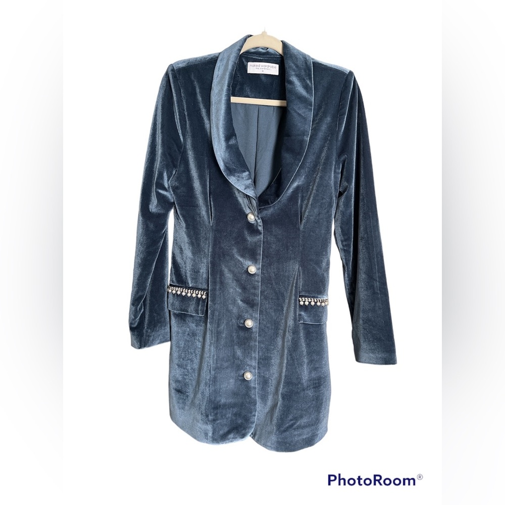 COPY - Blue velvet dress